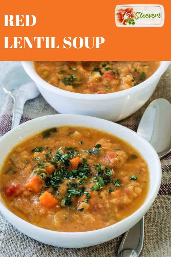 Red Lentil Soup Recipe Stovetop or Instant Pot recipe!