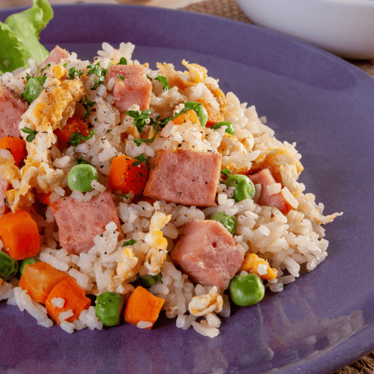 Spam Fried Rice Easy Fried Rice Recipe TwoSleevers