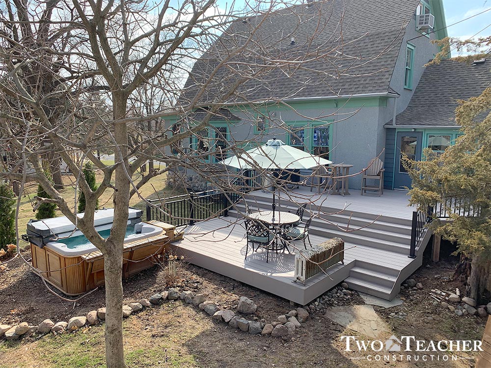 LowMaintenance Decks Johnson Project St. Boni Two Teacher