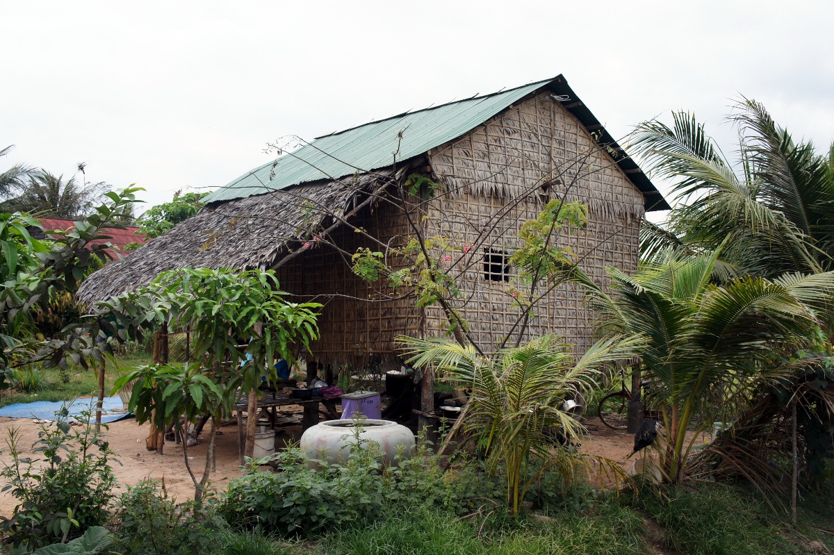 Rural Cambodian Home Two Without A Clue