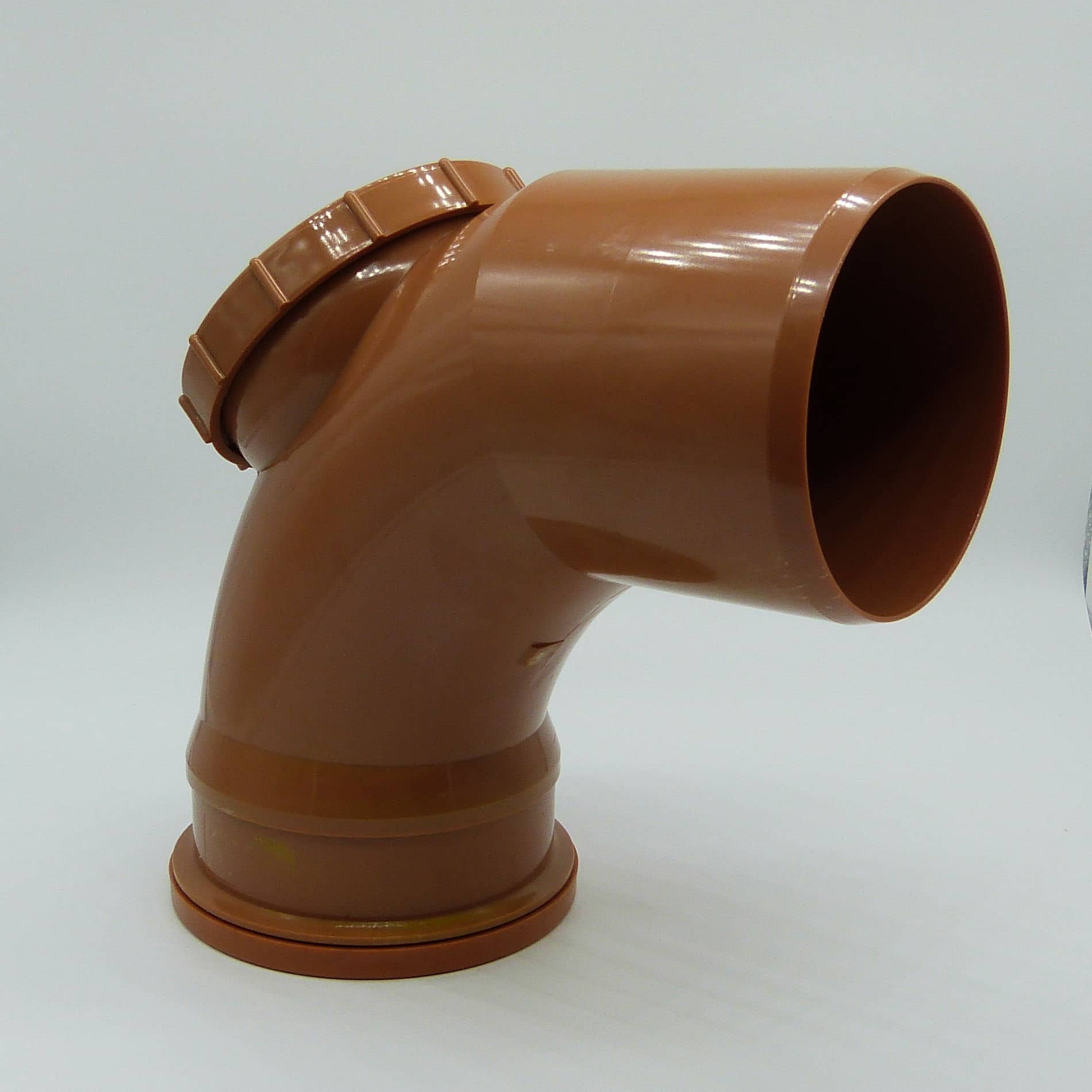 110mm Underground Drainage 90d Single Socket Access Bend TWS Plastics