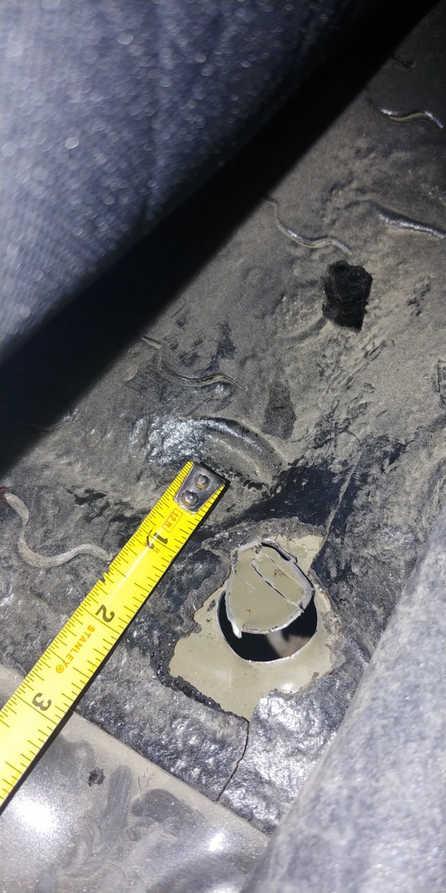 Buddy's Floor Pan Damage from Road Debris Repair Advice Please