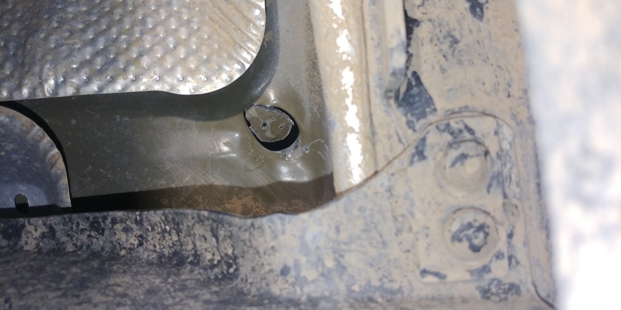 Buddy's Floor Pan Damage from Road Debris Repair Advice Please