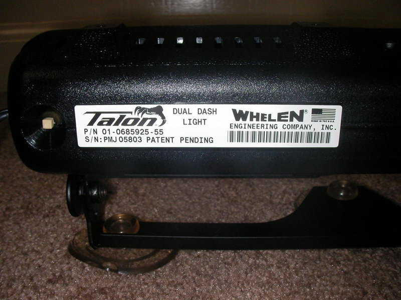For Sale Whelen Talon Dual Dash Light Led Red/Red World
