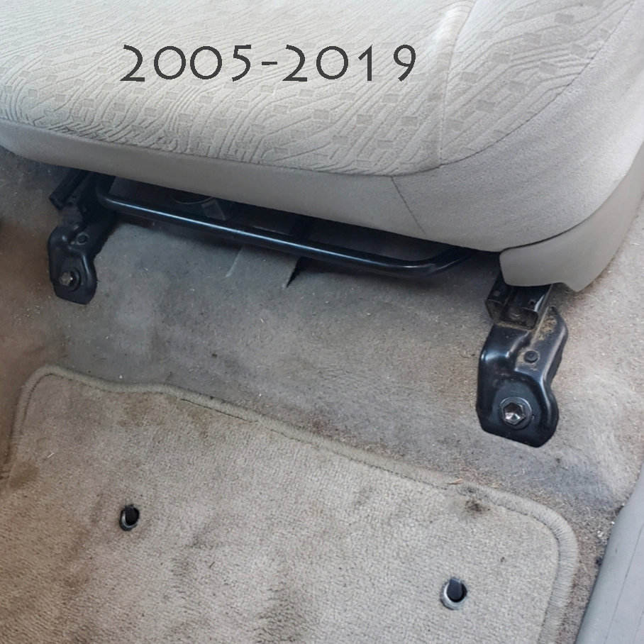 20052019 bucket seat compared to 2020 power bucket seat