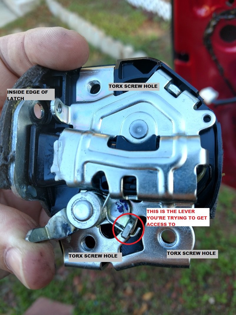 Stuck Door Latch/Actuator Fix Writeup World
