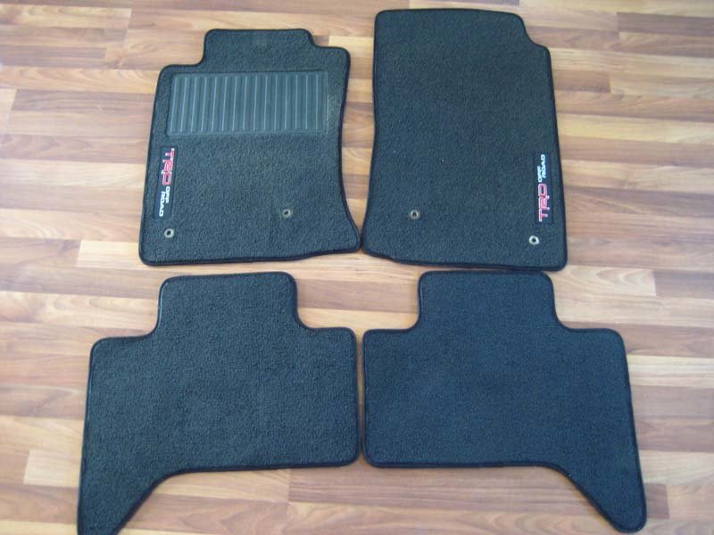 FS 2nd Gen Double Cab TRD Off Road Floor Mats Black World