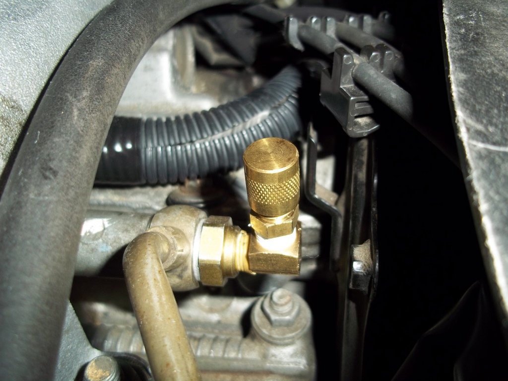 Banjo bolt (M12x1.25) pressure gauge adapter World