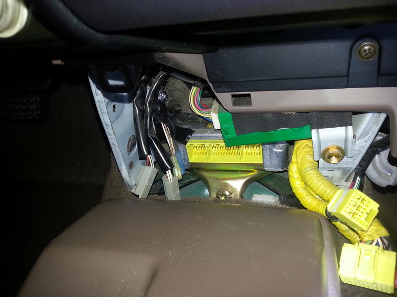 Location of airbag control module World