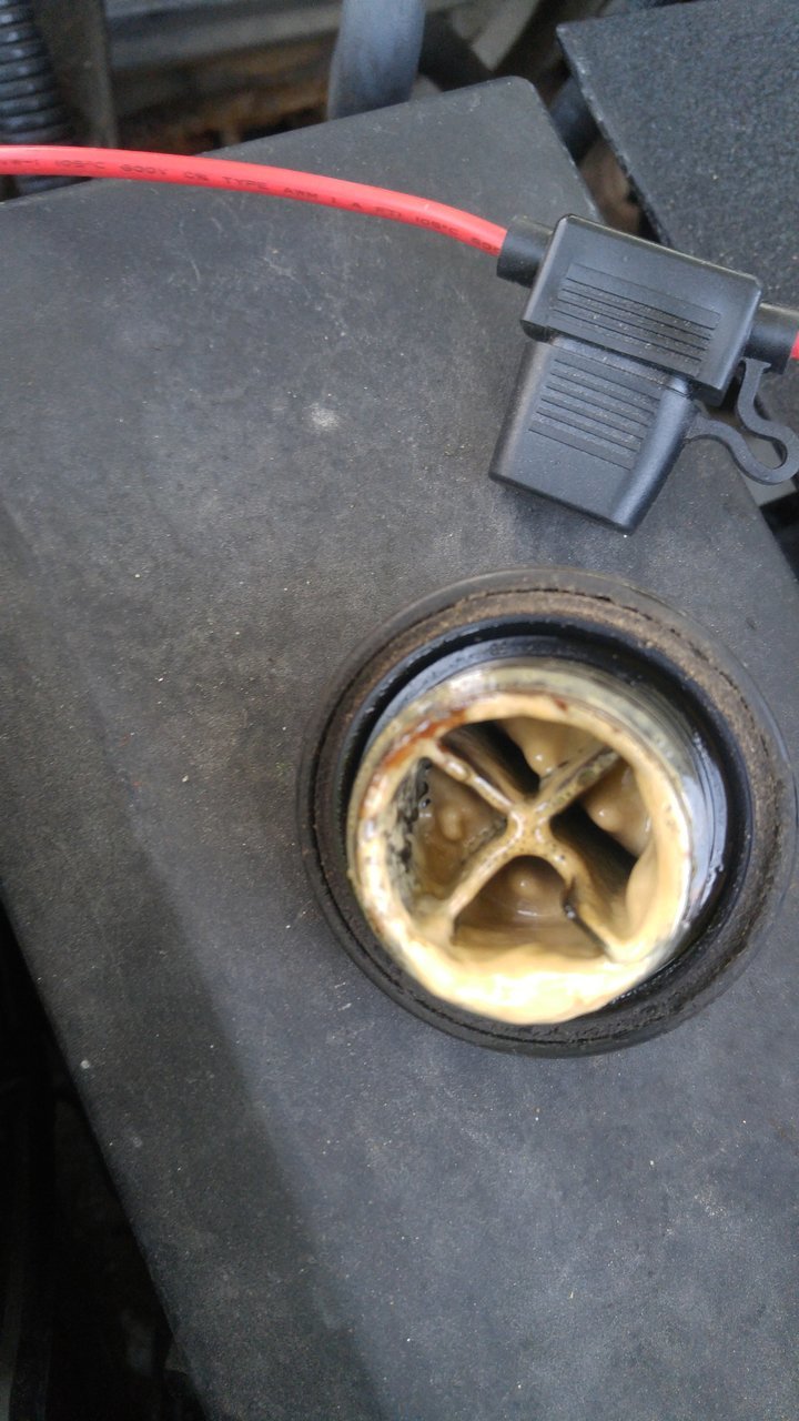 I'm concerned. yellow gunk under oil filler cap... Page 3 World
