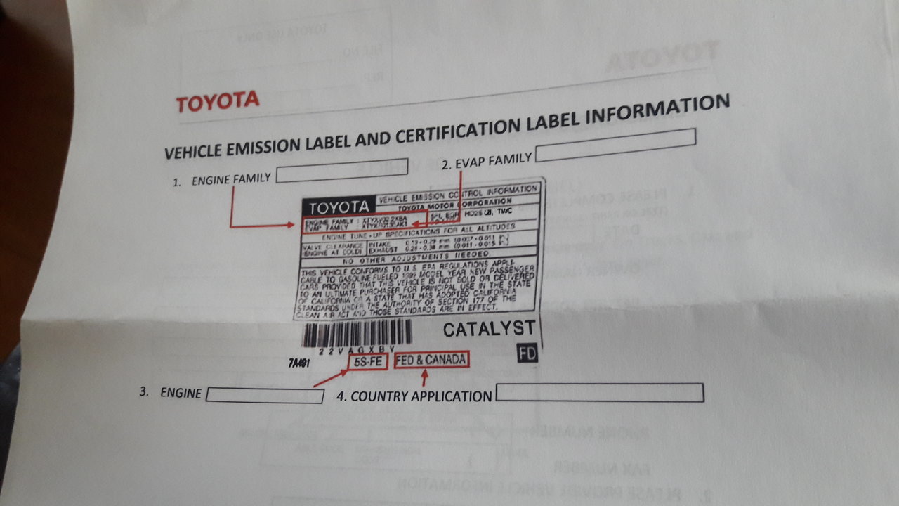 Where is the Vehicle Emission Label World