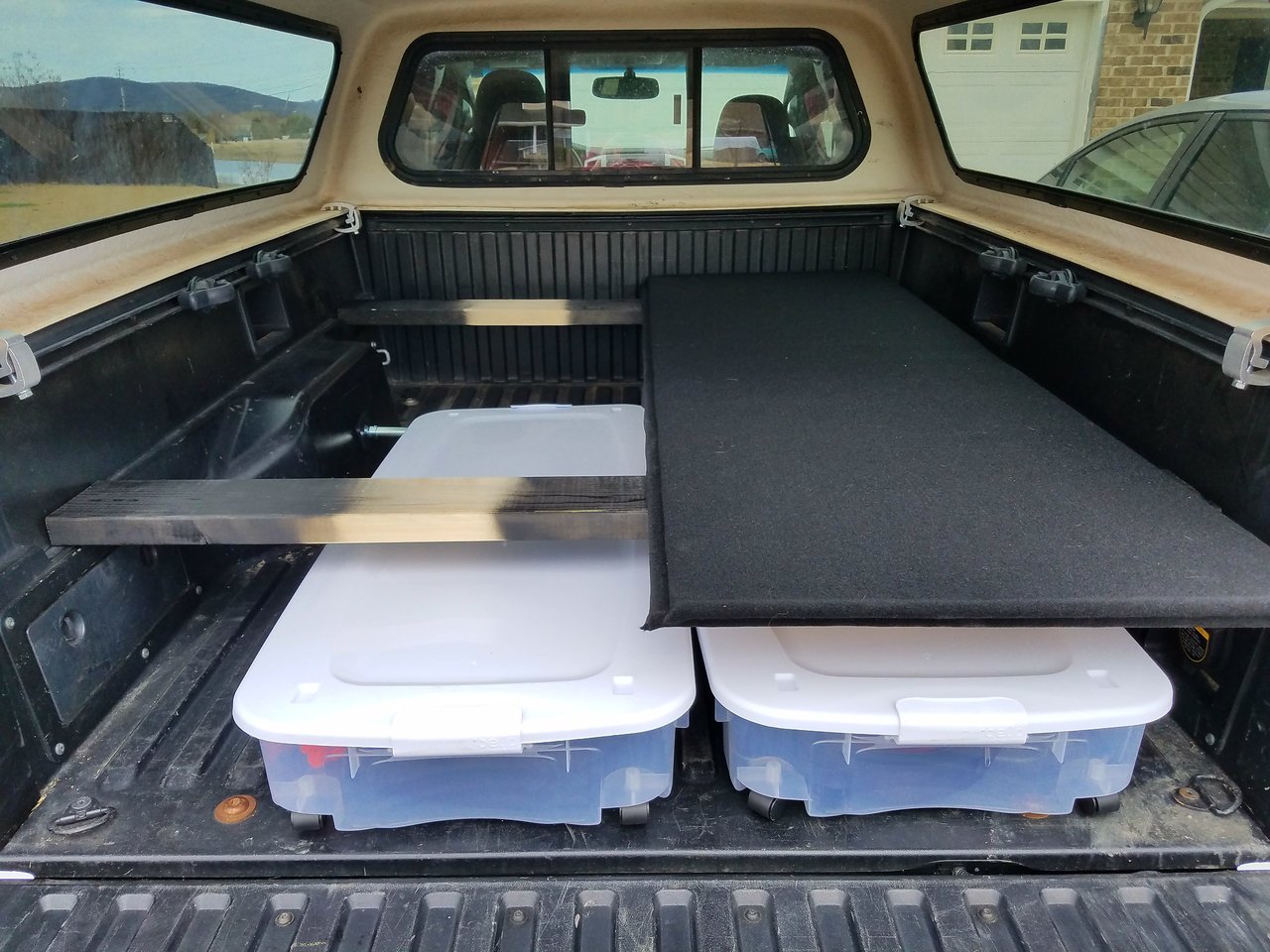 Show us your truck bed sleeping platform/drawer/storage systems Page