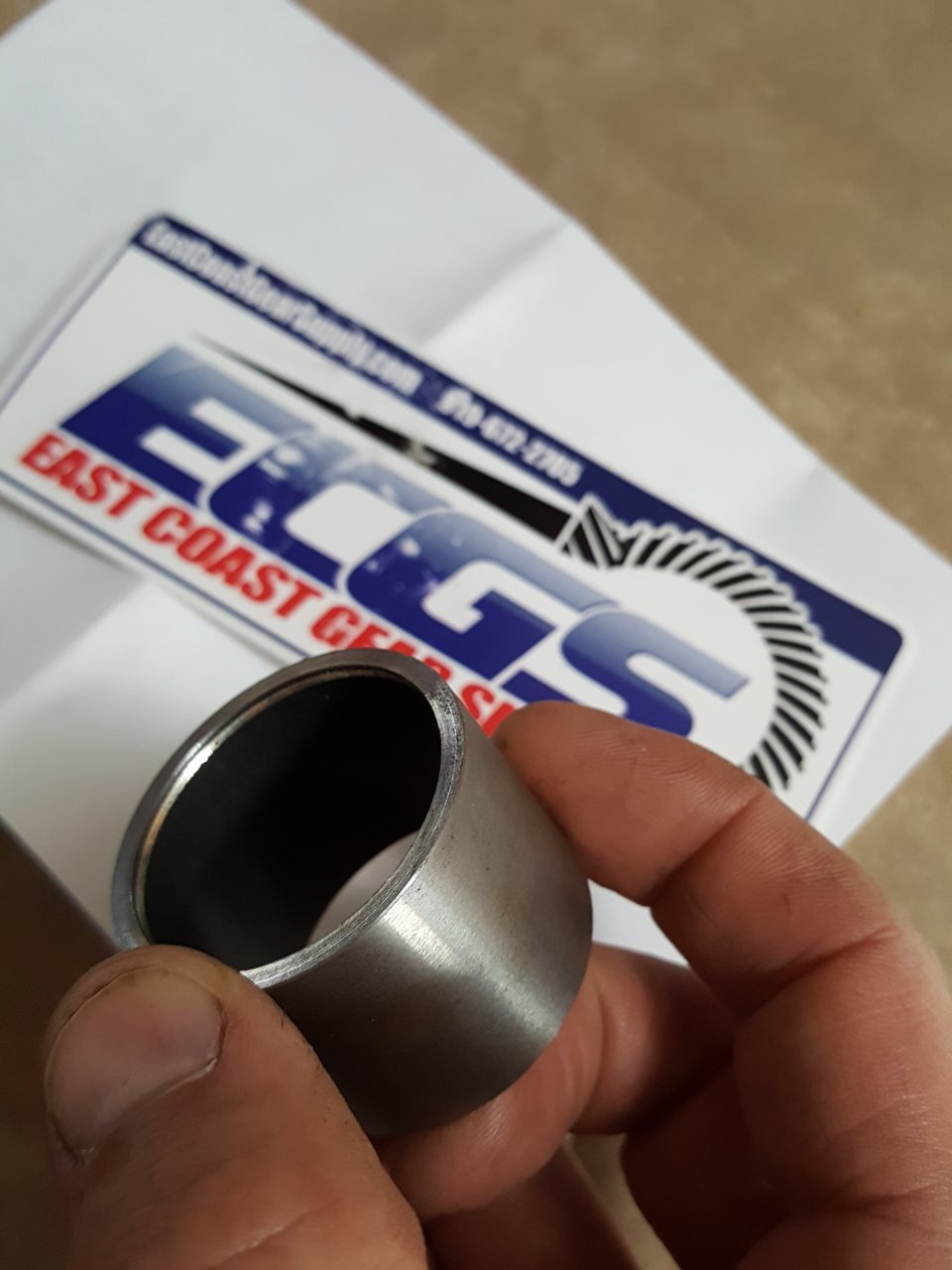 Front axle needle bearing replacement to ECGS bushing. World