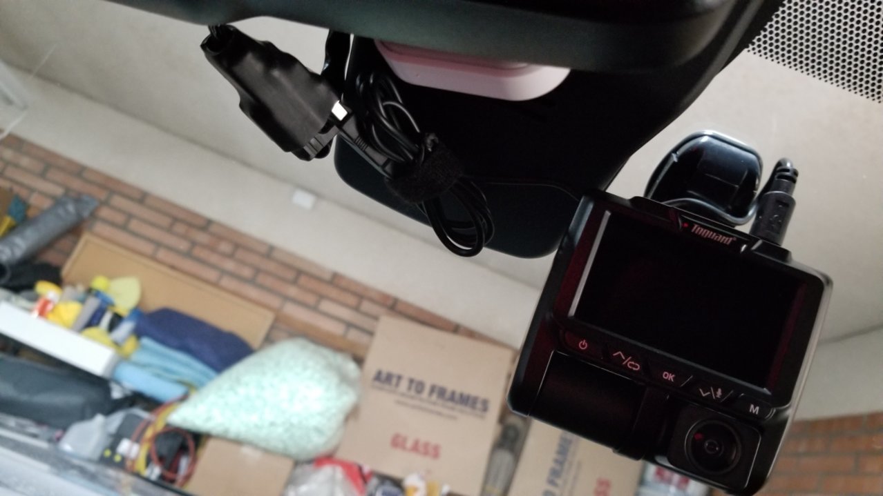 Dash Cam on GoPro mount World