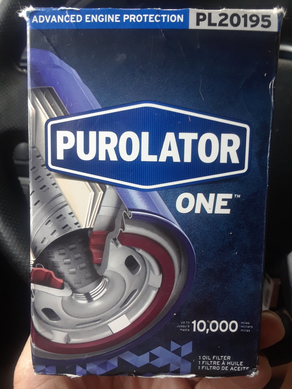 Oil Filter Purolator is kind of short. Page 2 World