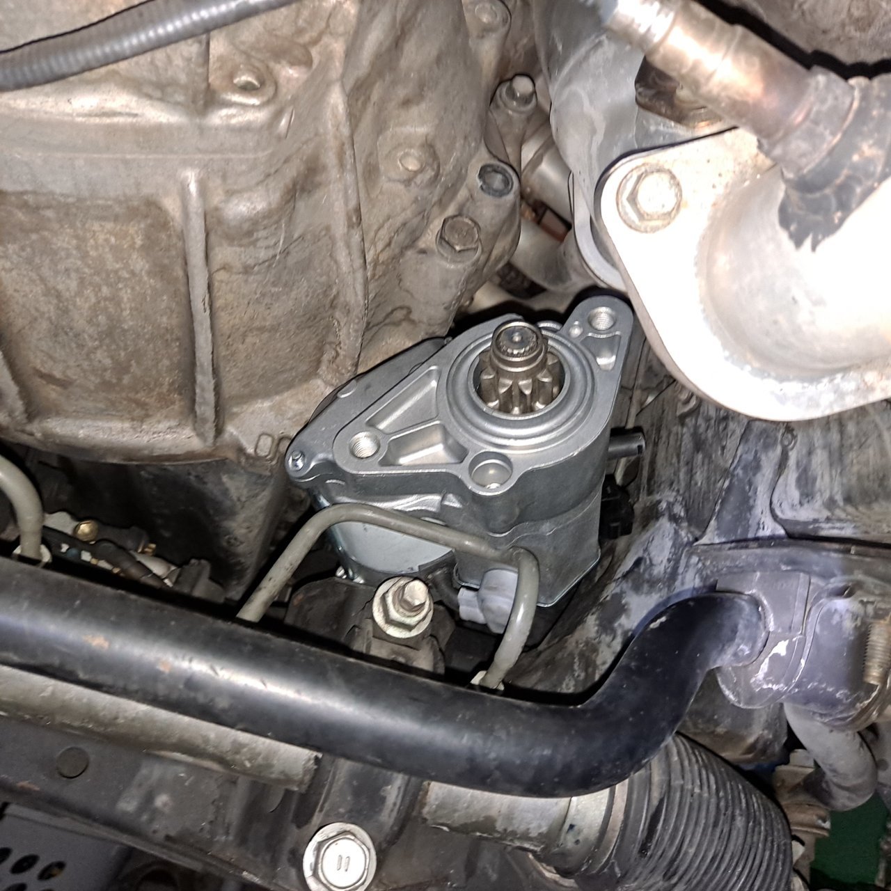 Doug Thorley headers 3.4 and starter replacement removal easy install