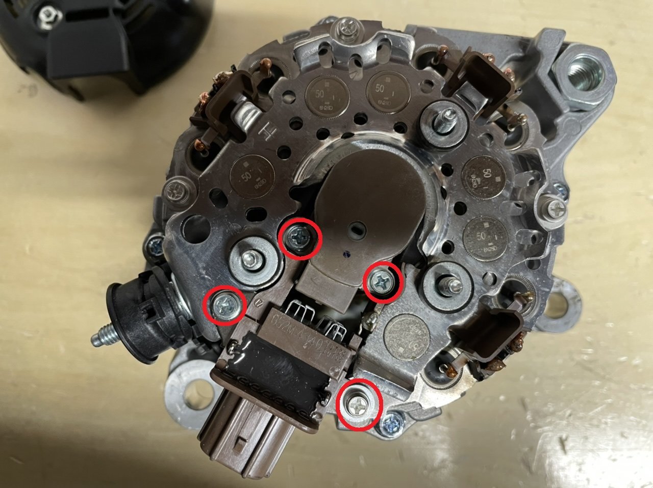 2TRFE 130 amp alternator + regulator upgrade for AGM batteries