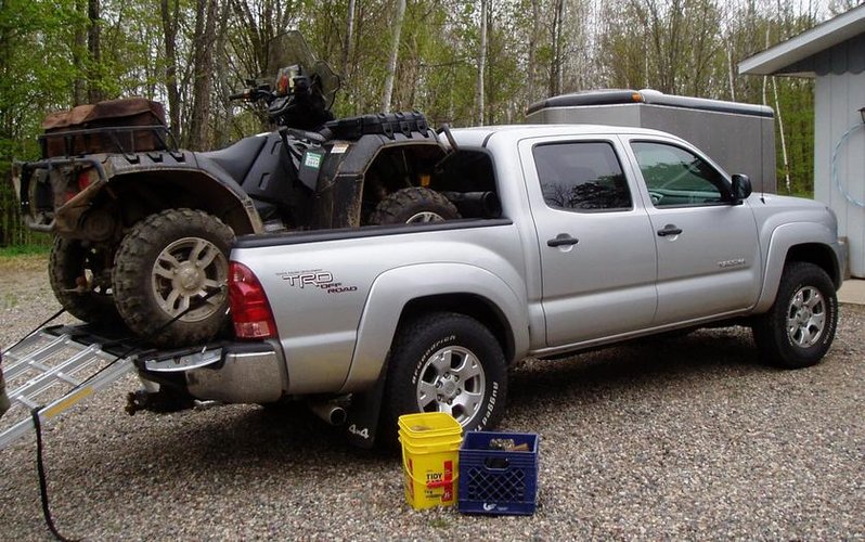 Sportsmans ATV in short box to heavy? World