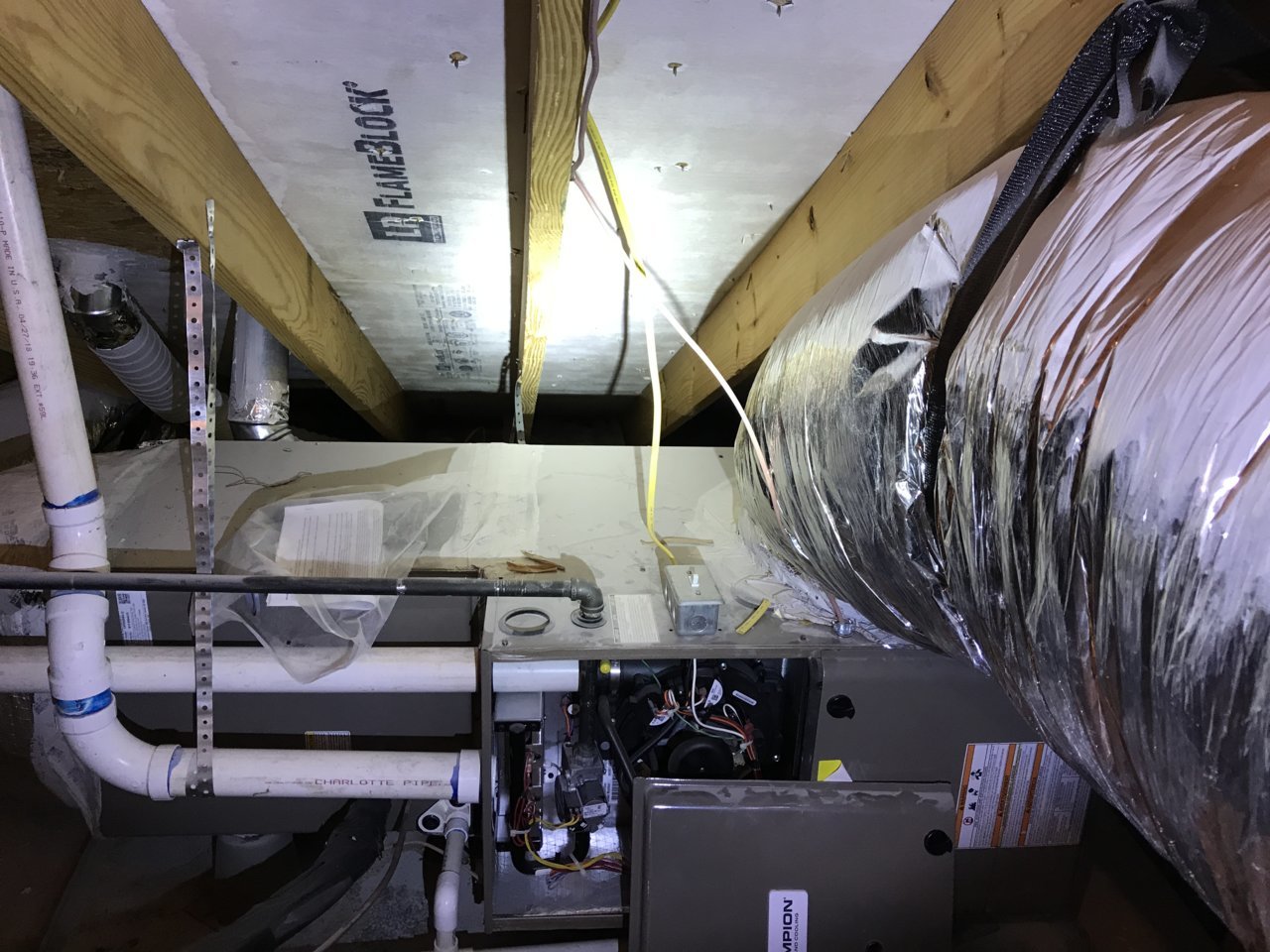 New construction home HVAC in attic?! World