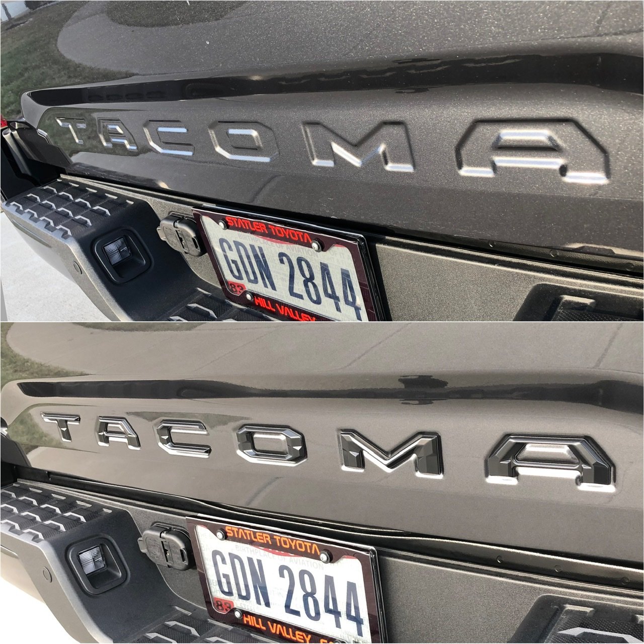 Automotive Auto Rover 3D Raised Tailgate Zinc Alloy