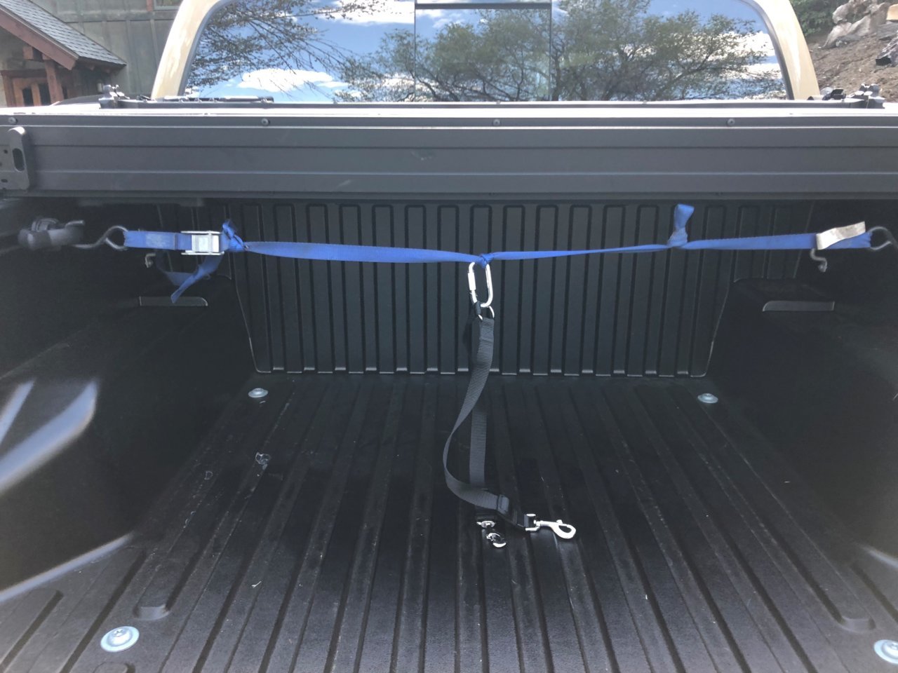 DIY Truck Bed Doggy Tether Setup World