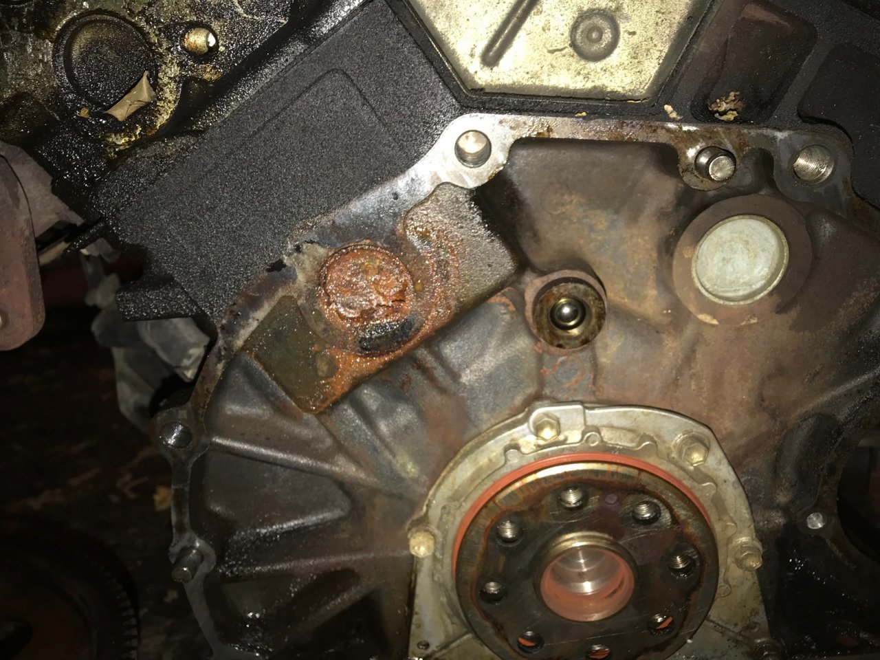 oil expansion/freeze plug failure above rear main seal | Tacoma World