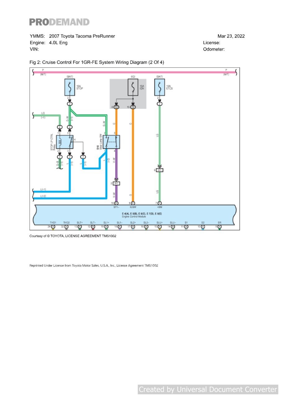 Wiring diagram | Tacoma World