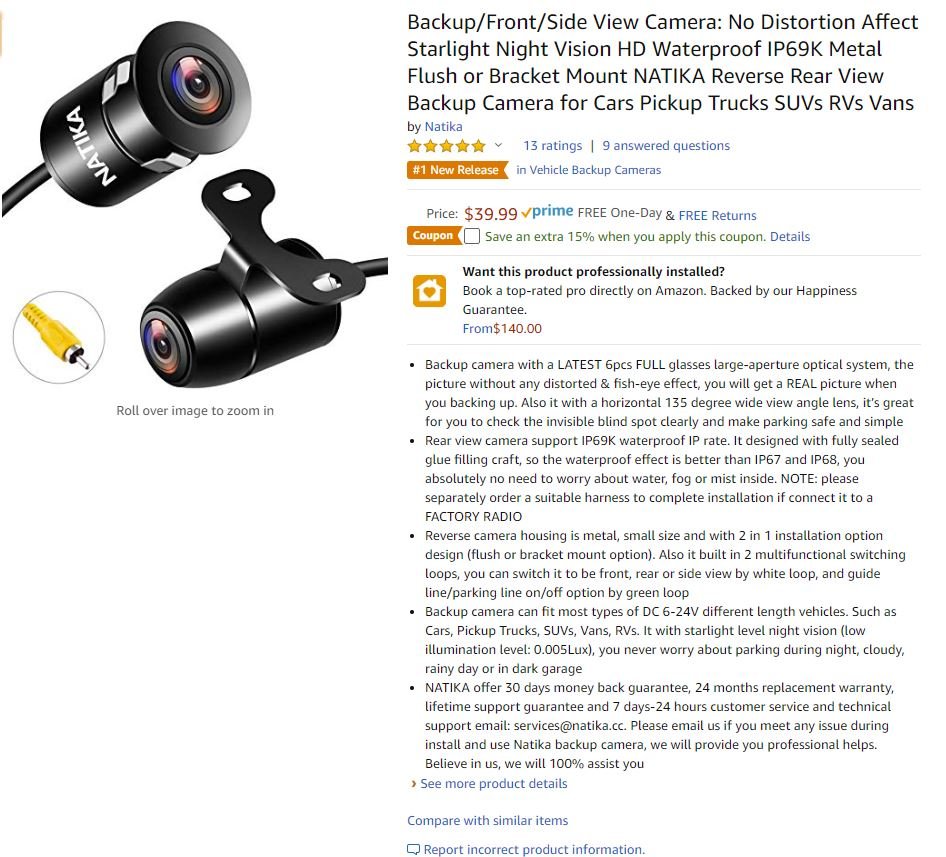 Front camera questions World