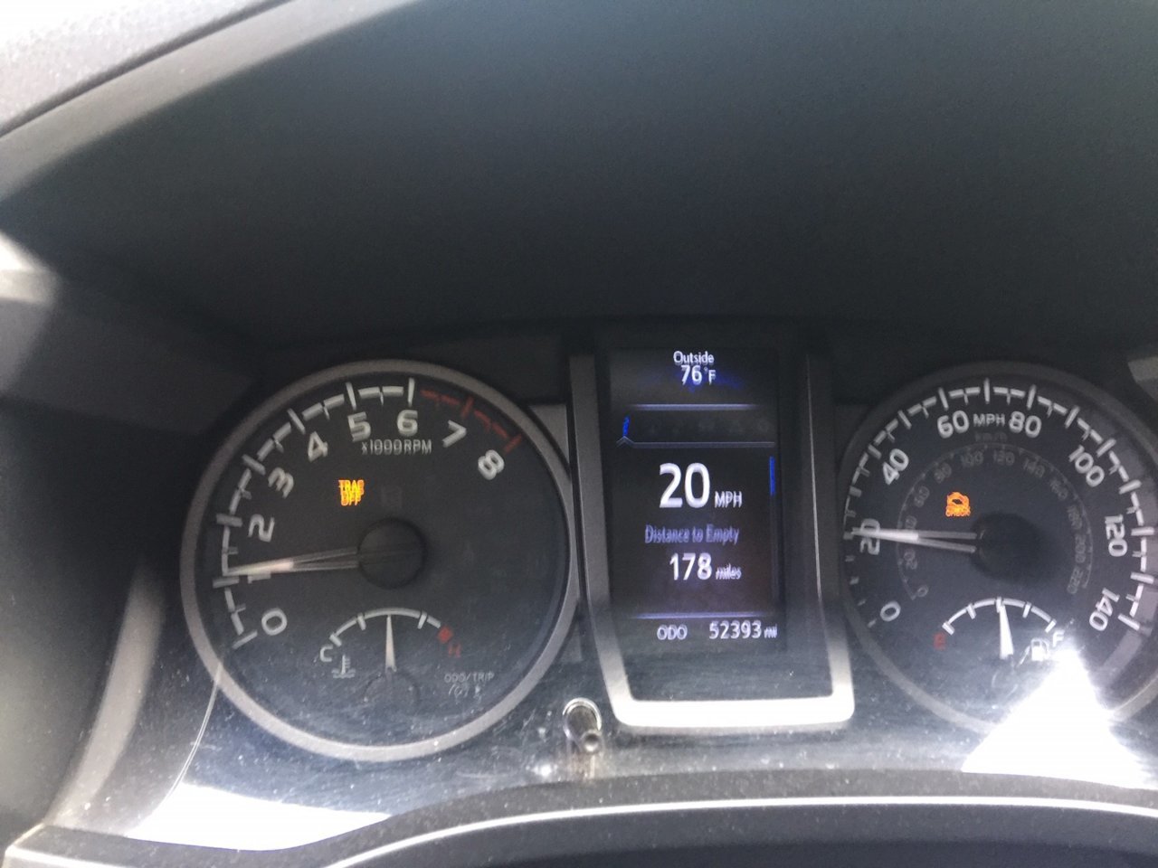 2016 Tacoma CEL on with TRAC-OFF | Tacoma World