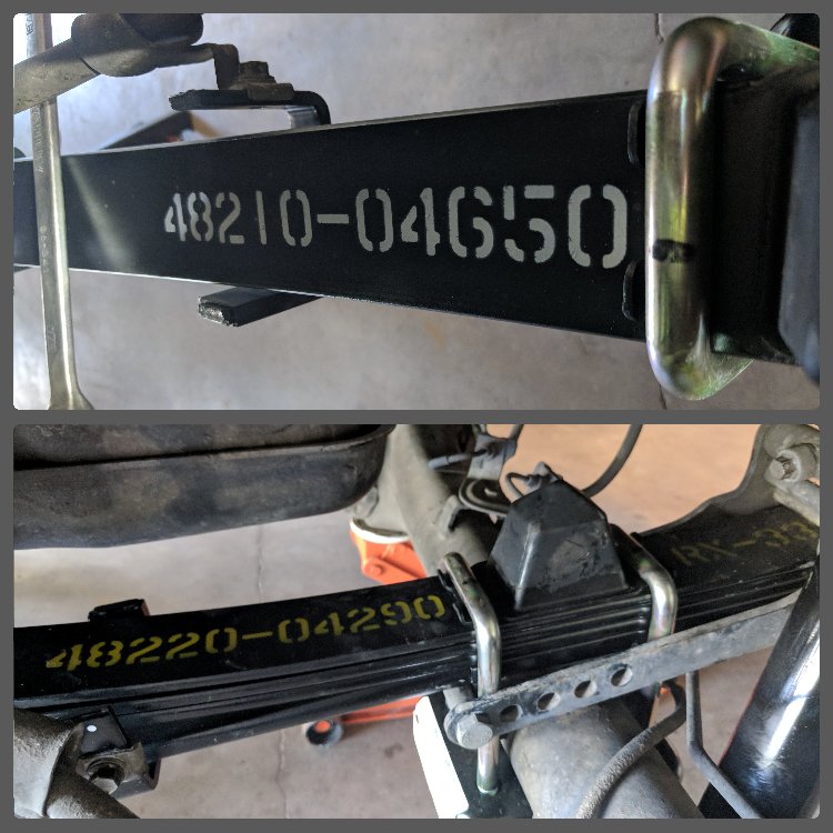 Leaf springs on 12 Tacoma | Tacoma World