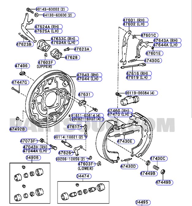 1st Gen Drum Brake Differences? | Tacoma World