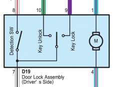 Pinout of door lock actuator? | Tacoma World