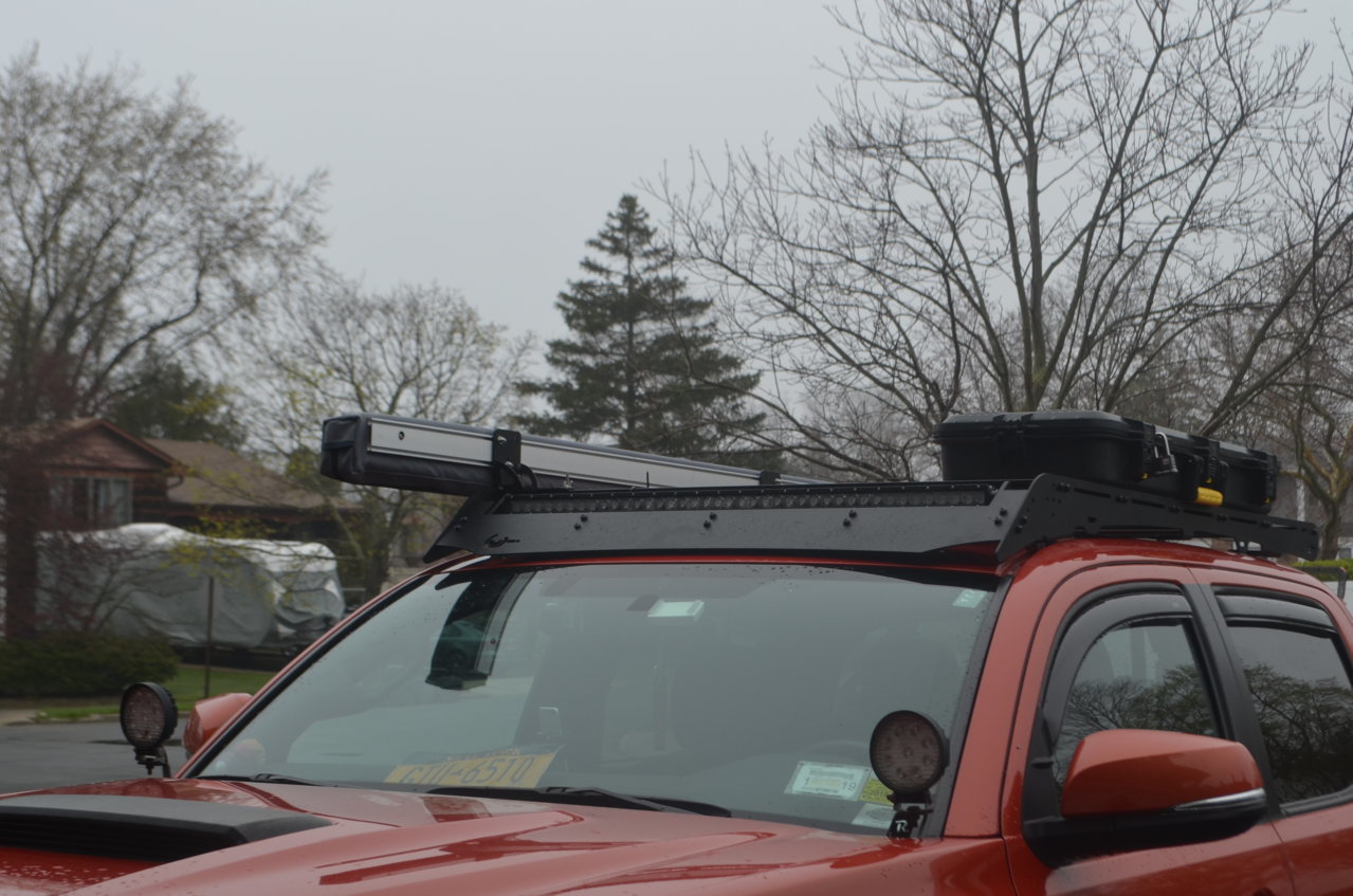 Roof rack awning World