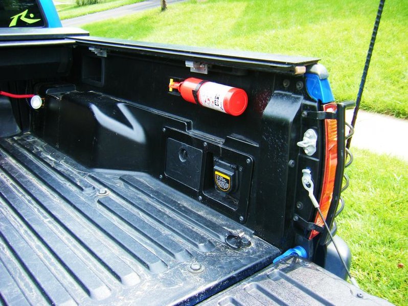 where to mount fire extinguisher06 dbl cab World