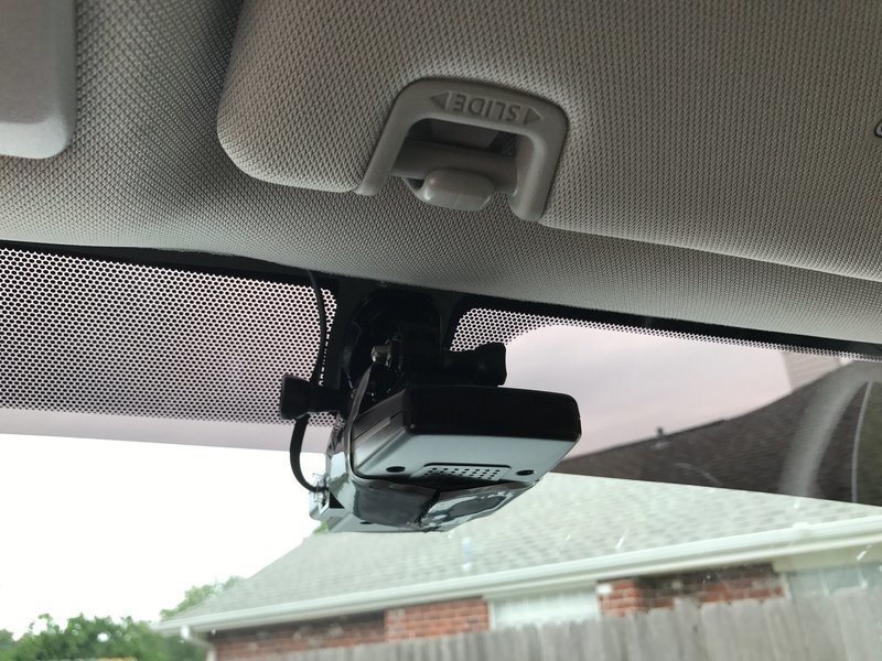 Radar detector gopro mount on 3rd Gen World