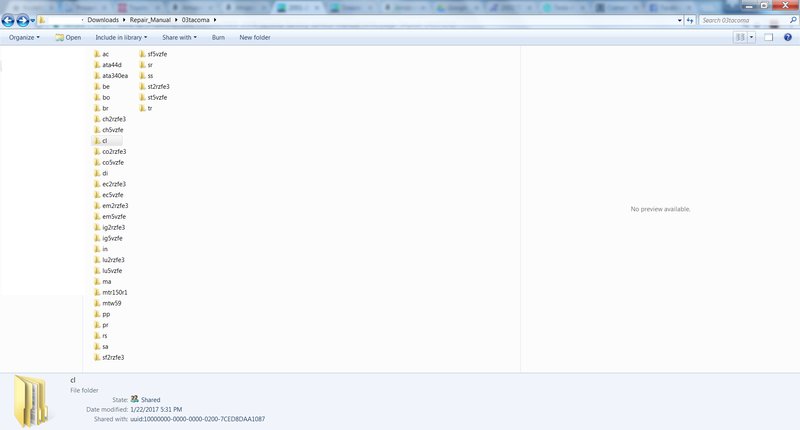 2001 Toyota Tacoma PreRunner 2WD 3.4 Workshop Manual