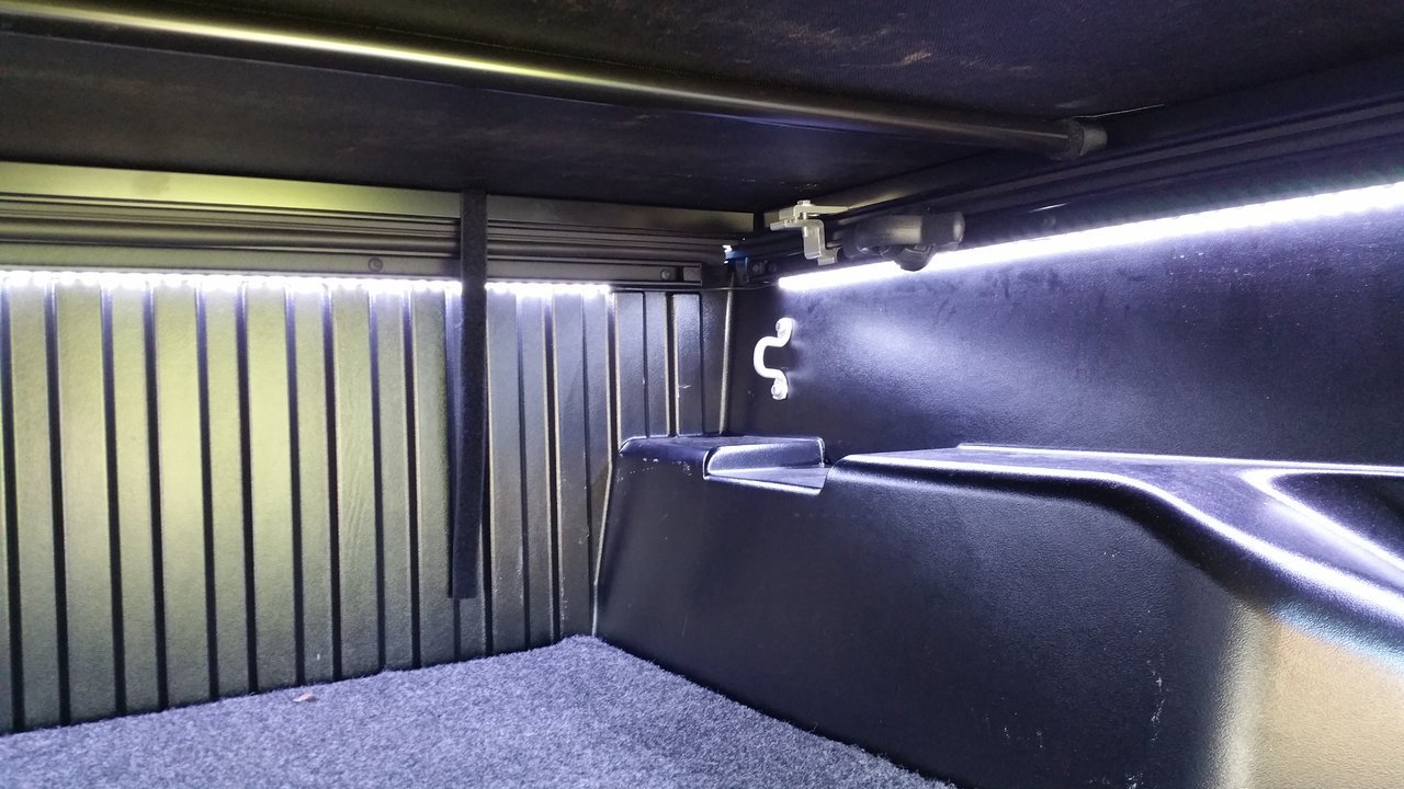 Bed Lighting for under tonneau cover options? World