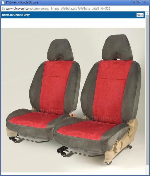 2nd Gen Microfiber Seat Covers World