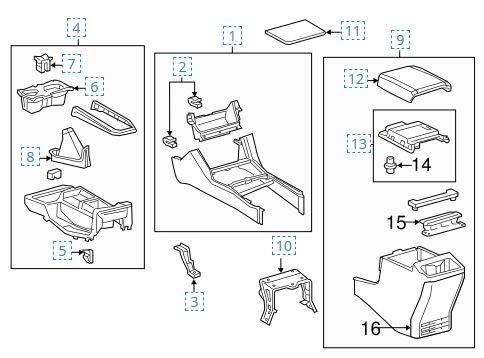 Center console armrest latch part #?? | Tacoma World