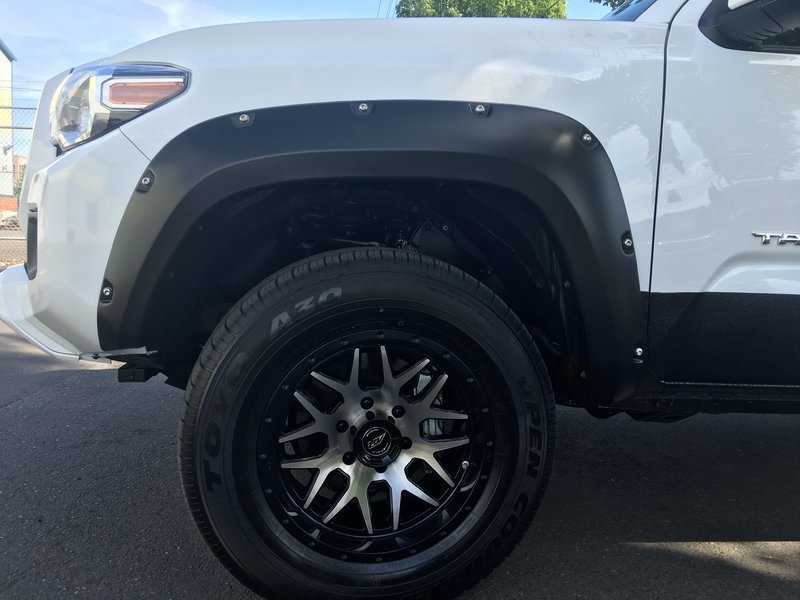 Bushwacker flares installed!! World