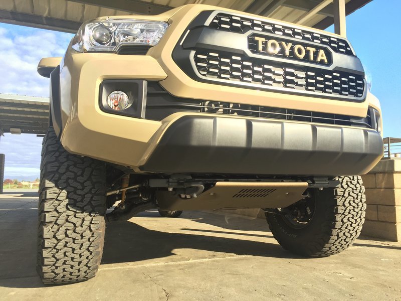 Trd Skid Plate Black