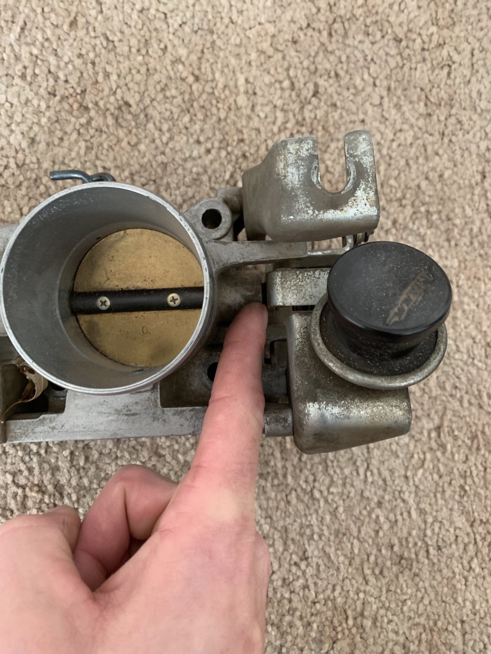 Throttle body return spring 1996 World