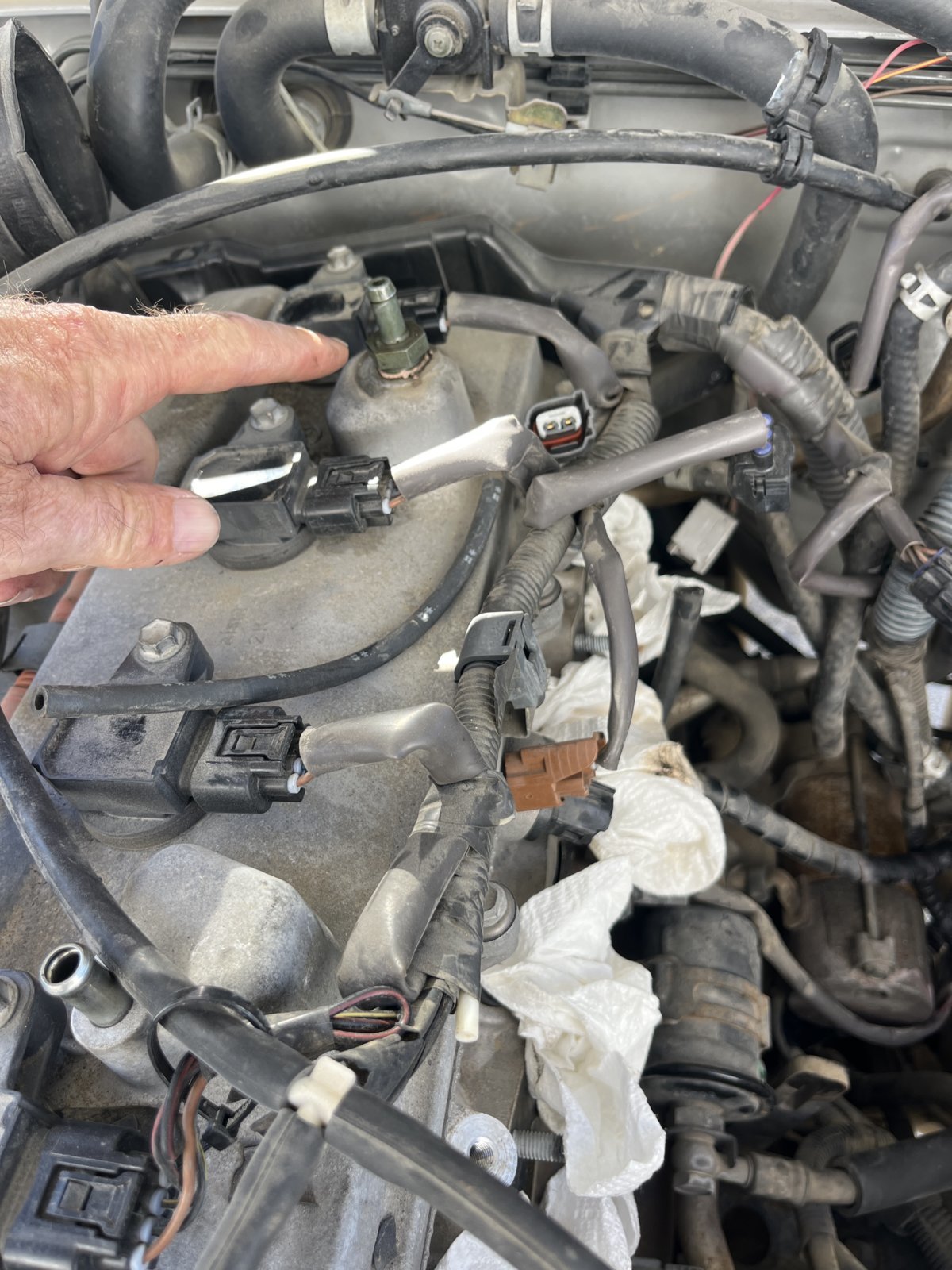 Oil blow by. PCV valve World