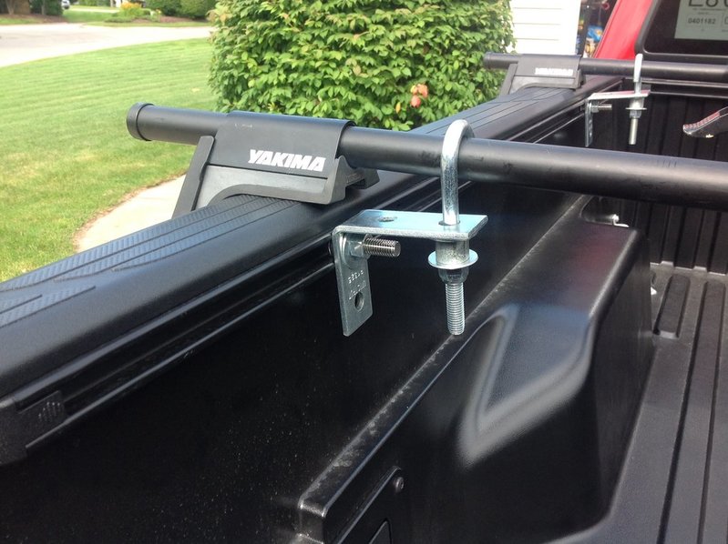 Yakima Rail Grabber on bed rails World