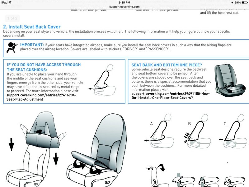 Car Seat Cover Instructions Velcromag