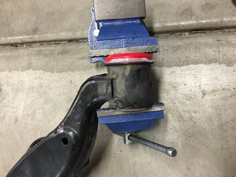 Energy suspension lower control arm bushing install 8.3128R World