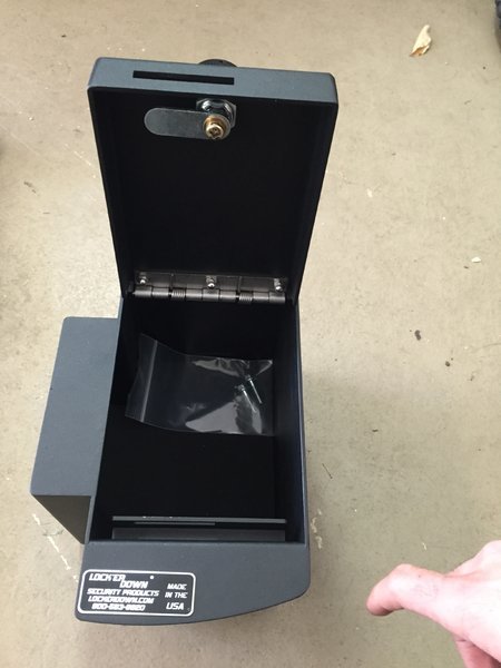 Lock'er Down Safe aka Console Vault : Locking Center Console 4-digit