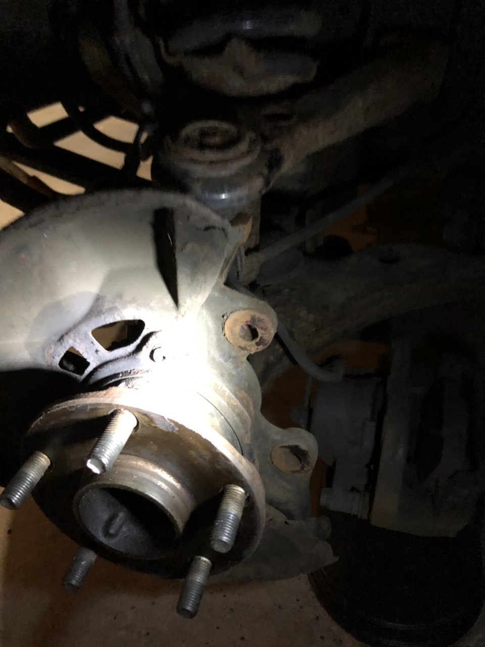 ABS Speed Sensor left front 2009 toyota 4 cyl 2 wheel drive