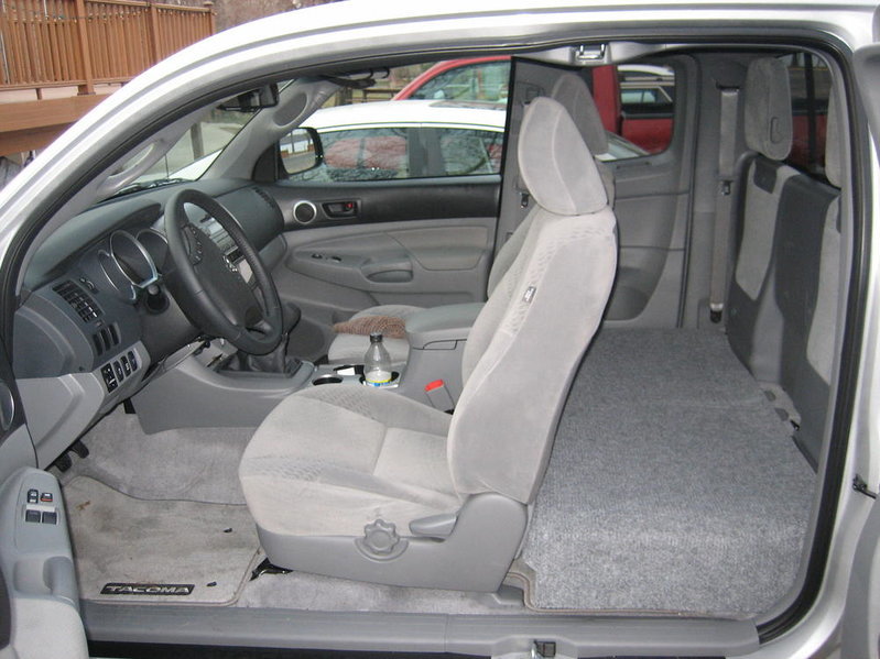 Access cab rear seat removal and sleep bed installation Page 2