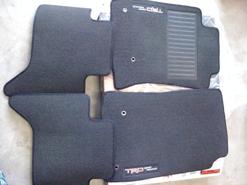 TRD Off Road Floor Mats for Double Cab World